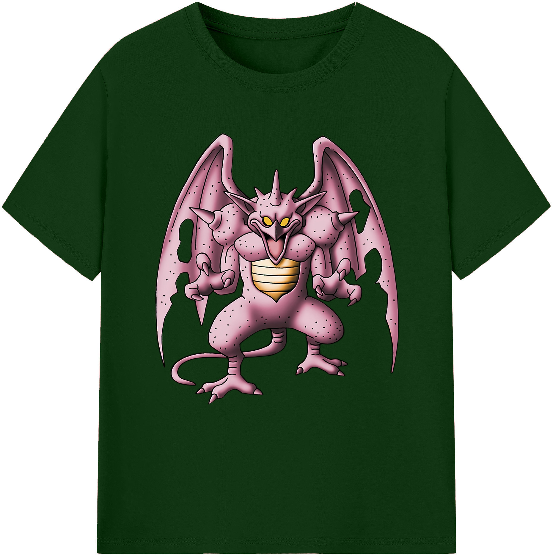 （画像用） ドラゴンクエスト Doragon Kuesuto Dragon Quest 綿100％半袖Tシャツ（フロントプリント）